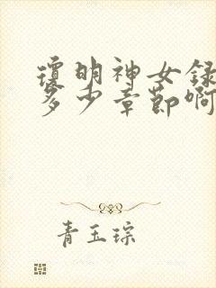 琼明神女录一共多少章节啊