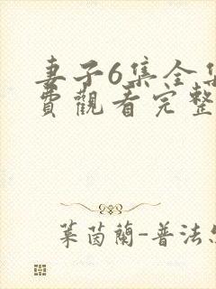 妻子6集全集免费观看完整版