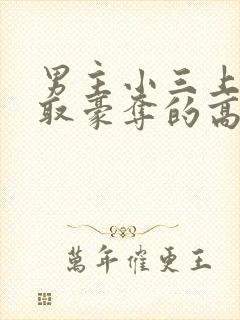 男主小三上位强取豪夺的高干文