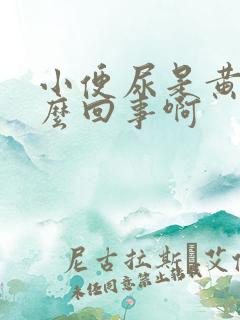 小便尿是黄的怎么回事啊