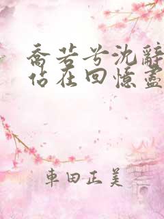 乔若兮沈辞安他站在回忆尽头