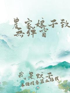 农家娘子致富记 无弹窗