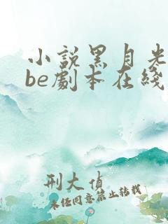 小说黑月光拿稳be剧本在线