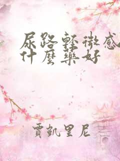 尿路轻微感染吃什么药好