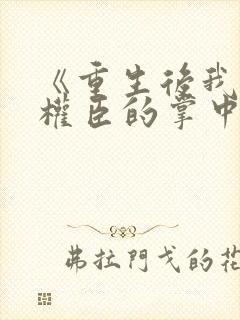 《重生后我成了权臣的掌中娇》