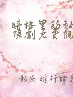 暗格里的秘密电视剧免费观看全部