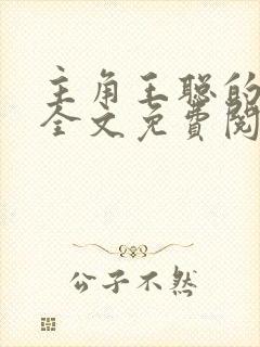 主角王聪的小说全文免费阅读