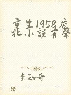 重生1958庞北小说有声完整版