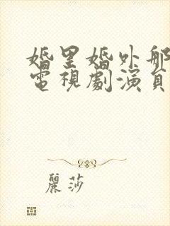 婚里婚外那些事电视剧演员表