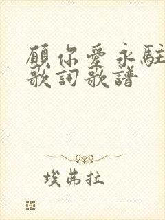愿你爱永驻我心歌词歌谱