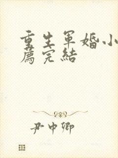 重生军婚小说推荐完结