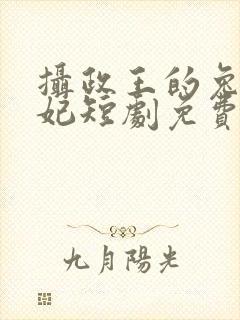 摄政王的兔兔王妃短剧免费观看