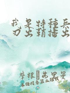 我是特种兵之利刃出鞘播出时间