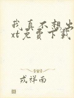 我真不想出名txt免费下载