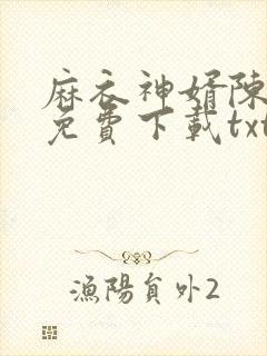 麻衣神婿陈黄皮免费下载txt