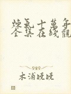 炼气十万年动漫全集在线观看完整版