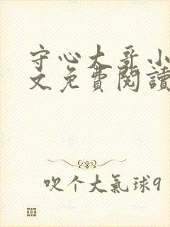 守心大哥小说全文免费阅读