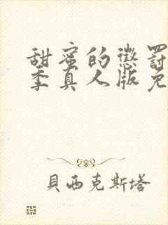 甜蜜的惩罚第一季真人版免费观看全集