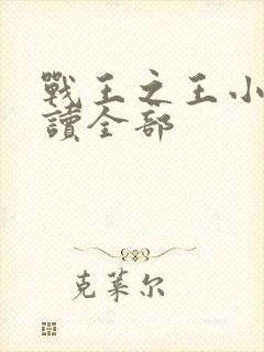 战王之王小说阅读全部