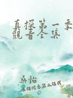 真探第一季在线观看全集