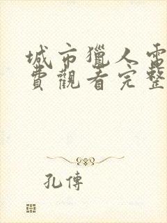 城市猎人电影免费观看完整版韩国