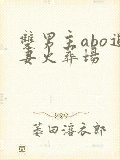 双男主abo追妻火葬场
