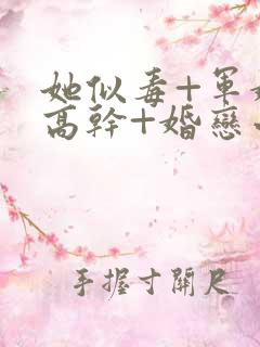 她似毒+军婚+高干+婚恋小说