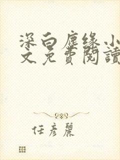 深白尘缘小说全文免费阅读