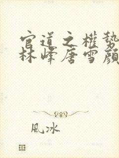 官道之权势滔天林峰唐雪颜