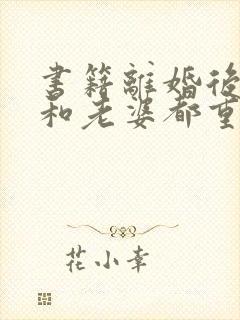 书籍离婚后,我和老婆都重生了