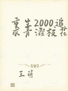 重生2000追求青涩校花同桌开始小说第十五章