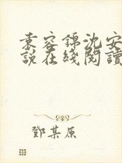 袁容锦沈安翊小说在线阅读