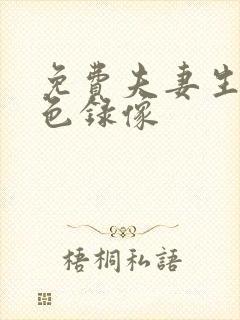 免费夫妻生活黄色录像