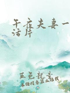 午夜夫妻一级生活片