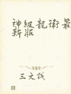 神级龙卫最快更新版