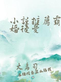 小说推荐霸总先婚后爱