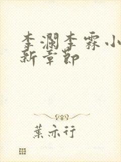 李澜李霖小说最新章节