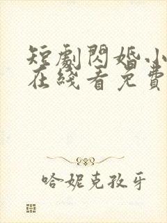 短剧闪婚小甜妻在线看免费