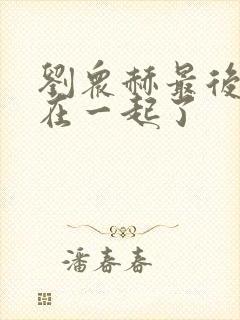 刘众赫最后和谁在一起了