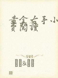 黄金右手小说免费阅读