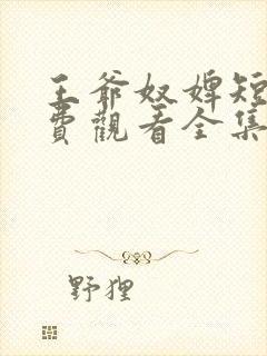 王爷奴婢短剧免费观看全集最新章节