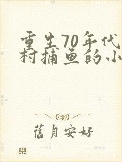 重生70年代渔村捕鱼的小说