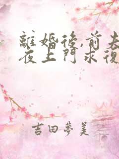 离婚后,前夫连夜上门求复婚免费完整版