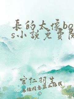 长的太像boss小说免费阅读笔趣阁