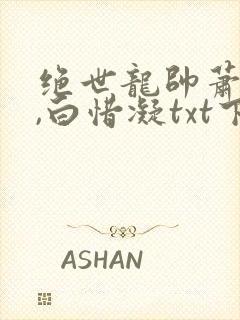 绝世龙帅萧子宁,白惜凝txt下载全本免费