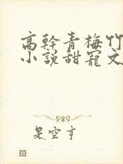 高干青梅竹马的小说甜宠文