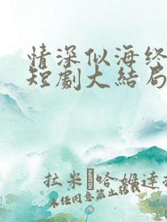 情深似海终成空短剧大结局