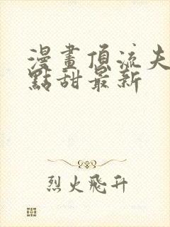 漫画顶流夫妇有点甜最新