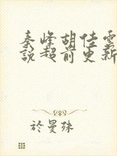 秦峰胡佳云的小说超前更新吗