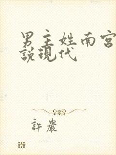 男主姓南宫的小说现代